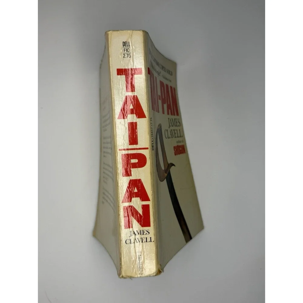 Tai-Pan James Clavell Paperback Dell Publishing Adventure Vintage Novel
